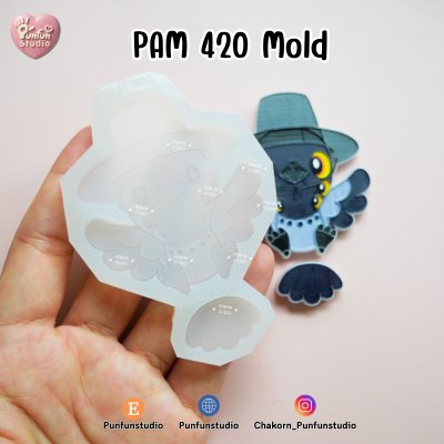Kpop Demon Hunter Mold PAM 419- 420 / kpop demon hunter / Painting Anime Mold / Silicone Mold
