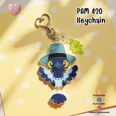 Kpop Demon Hunter PAM 419, 420 , FE 348  keychains / Cute charms  / Complete Workpiece / Painted & Coated Anime Keychain