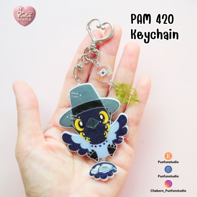 Kpop Demon Hunter PAM 419, 420 , FE 348  keychains / Cute charms  / Complete Workpiece / Painted & Coated Anime Keychain
