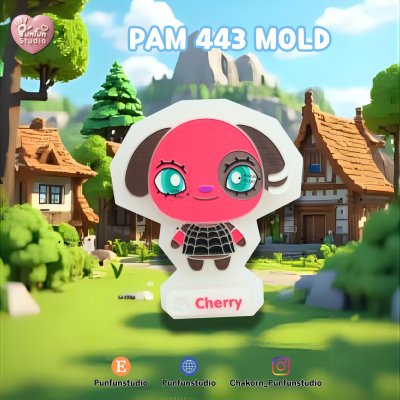 Animal Crossing Mold PAM 349, 350, 379, 380, 381, 443, 444, 445 / Painting Anime Mold / Silicone Mold