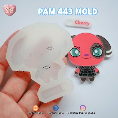 Animal Crossing Mold PAM 349, 350, 379, 380, 381, 443, 444, 445 / Painting Anime Mold / Silicone Mold