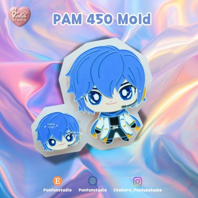 PAM 278, 310-311, 450-451 Vocaloid Mold / Painting Anime Mold / Painted Resin / Silicone Mold