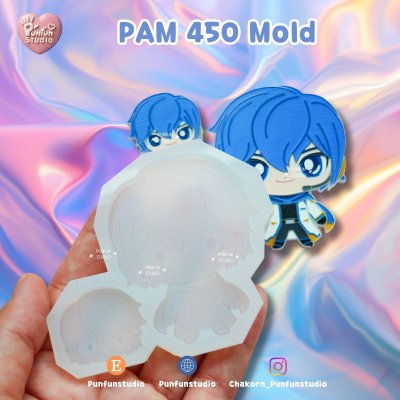PAM 278, 310-311, 450-451 Vocaloid Mold / Painting Anime Mold / Painted Resin / Silicone Mold