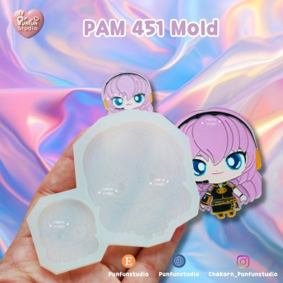 PAM 278, 310-311, 450-451 Vocaloid Mold / Painting Anime Mold / Painted Resin / Silicone Mold