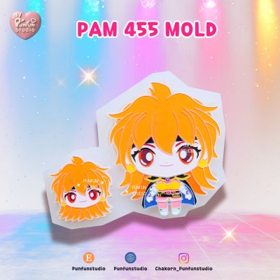 PAM 455 Lina Inverse Mold / Painting Anime Mold / Silicone Mold