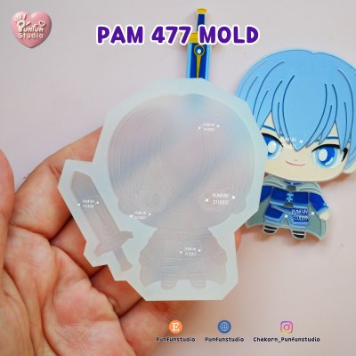 PAM 475-478 Frieren Molds / Painting Anime Mold / Silicone Mold