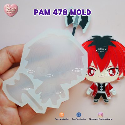 PAM 475-478 Frieren Molds / Painting Anime Mold / Silicone Mold
