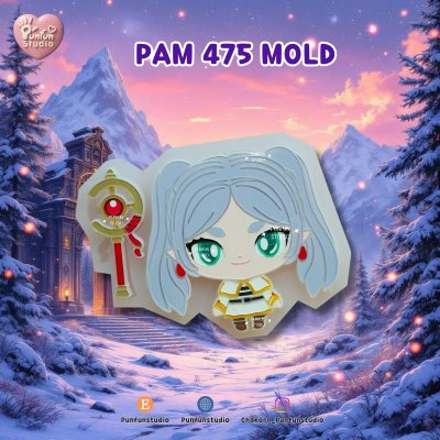 PAM 475-478 Frieren Molds / Painting Anime Mold / Silicone Mold