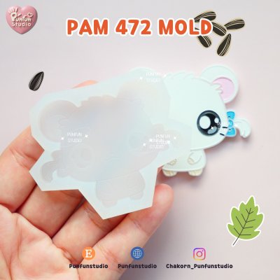 Hamster Mold Set / PAM 469-454, FE 352 / 7 molds / Painting Anime Mold / Silicone Mold