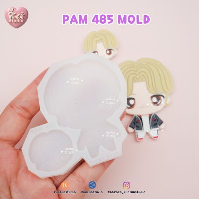 TinyTAN Molds / PAM 481-487 / Painting Anime Mold / Silicone Mold