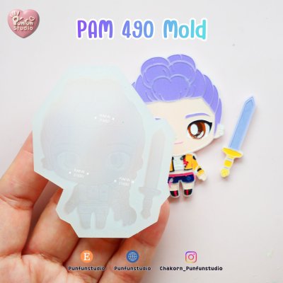 Kpop Demon Hunter Mold PAM 490-497 / Debut outfit / Painting Anime Mold / Silicone Mold