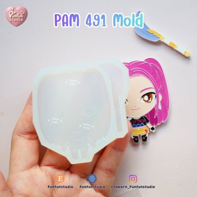 Kpop Demon Hunter Mold PAM 490-497 / Debut outfit / Painting Anime Mold / Silicone Mold