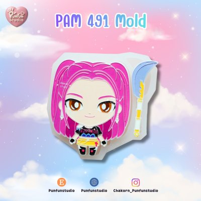 Kpop Demon Hunter Mold PAM 490-497 / Debut outfit / Painting Anime Mold / Silicone Mold