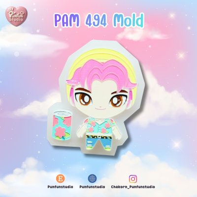 Kpop Demon Hunter Mold PAM 490-497 / Debut outfit / Painting Anime Mold / Silicone Mold