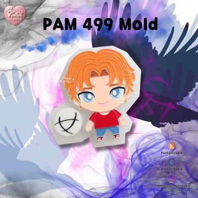 PAM 498-501 Mold / The Raven Cycle / All For The Game / Silicone Mold