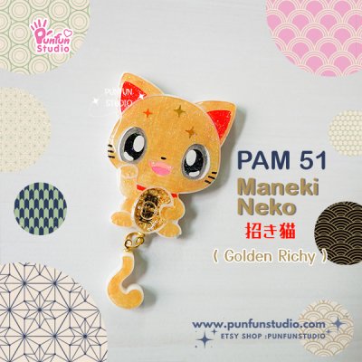 PAM 50-54 Mold / Maneki Neko/ Japanese Lucky Cat / Silicone Mold / Painting Anime Mold / Silicone Mold