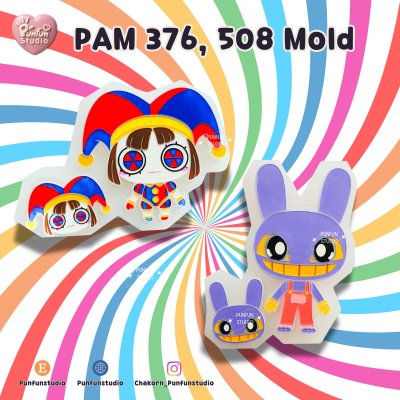 PAM 376, 508 Mold / Painting Anime Mold / Silicone Mold