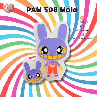 PAM 376, 508 Mold / Painting Anime Mold / Silicone Mold