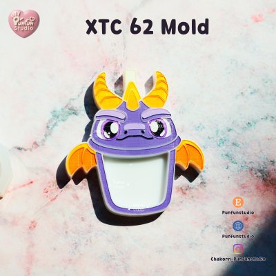 PAM 509, XTC 62 Spyro / Painting Anime Mold / Silicone Mold