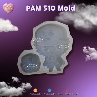 PAM 510-511 Jojo's bizarre adventure Mold / Painting Anime / Silicone Mold