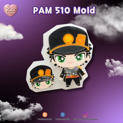 PAM 510-511 Jojo's bizarre adventure Mold / Painting Anime / Silicone Mold
