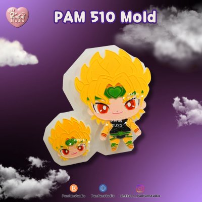 PAM 510-511 Jojo's bizarre adventure Mold / Painting Anime / Silicone Mold
