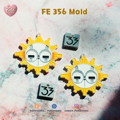 PAM 512 , FE 356 Esquie Mold / Painting Anime Mold / Face Earring Mold/ Silicone Mold
