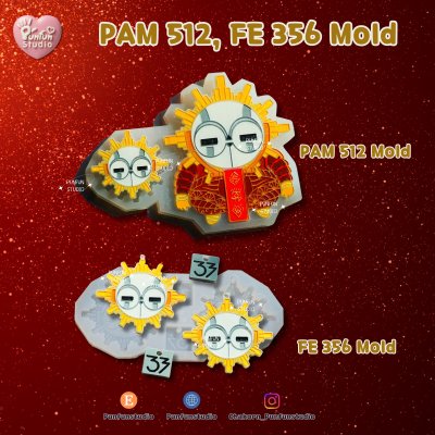 PAM 512 , FE 356 Esquie Mold / Painting Anime Mold / Face Earring Mold/ Silicone Mold