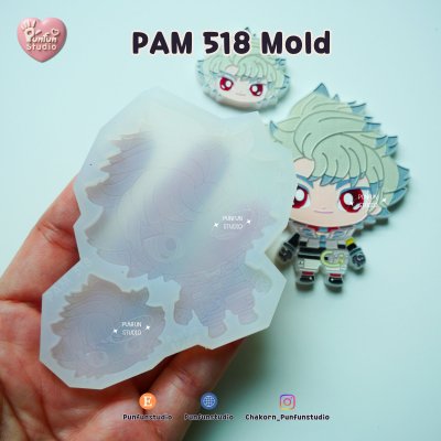 PAM 518 Rudo  Mold / Painting Anime Mold / Silicone Mold
