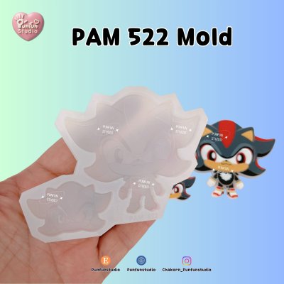PAM 519-522 / Sonic Mold / Painting Anime Mold / Silicone Mold