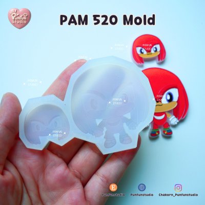 PAM 519-521 / Sonic Mold / Painting Anime Mold / Silicone Mold