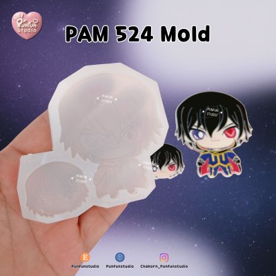 PAM 524 Zero Mold /  Painting Anime Mold / Silicone Mold