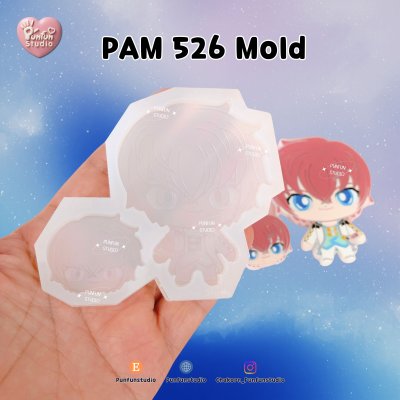 PAM 525, 526, 527, / Yuri Low, Asbel Lha, Leon Mag / Painting Anime Mold / Silicone Mold