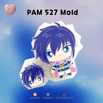 PAM 525, 526, 527, / Yuri Low, Asbel Lha, Leon Mag / Painting Anime Mold / Silicone Mold