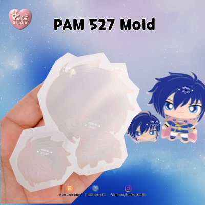 PAM 525, 526, 527, / Yuri Low, Asbel Lha, Leon Mag / Painting Anime Mold / Silicone Mold