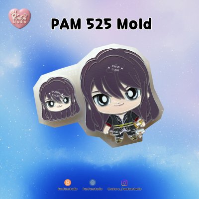 PAM 525, 526, 527, / Yuri Low, Asbel Lha, Leon Mag / Painting Anime Mold / Silicone Mold