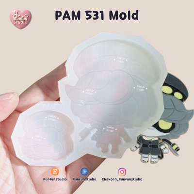 PAM 531 N Mold / Painting Anime Mold / Silicone