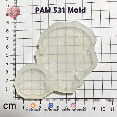 PAM 531 N Mold / Painting Anime Mold / Silicone