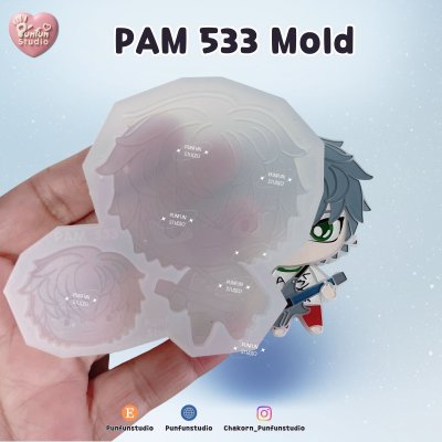 PAM 532-533 Alien S Mold Iva Singer / Til Guitar Player / Painting Anime Mold / Silicone