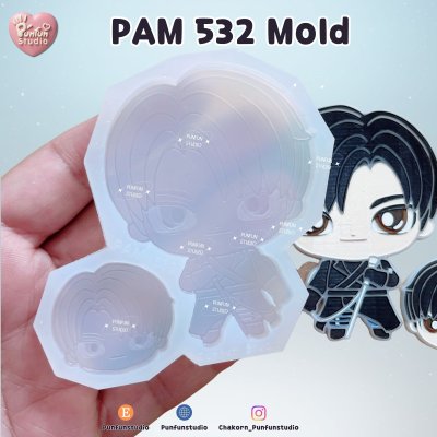 PAM 532-533 Alien S Mold Iva Singer / Til Guitar Player / Painting Anime Mold / Silicone