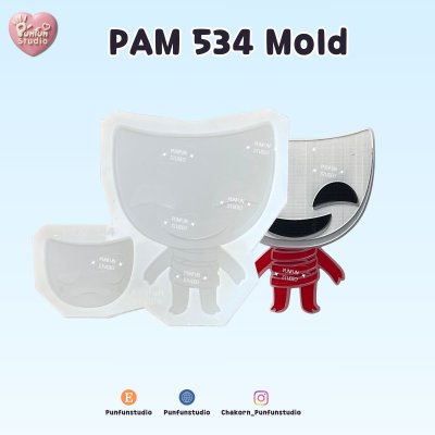 PAM 376, 508, 515, 516, 534, 535 Digital Circus Mold / Painting Anime Mold / Silicone Mold