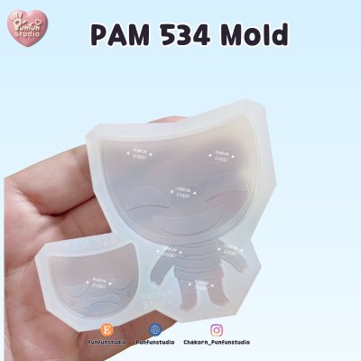 PAM 376, 508, 515, 516, 534, 535 Digital Circus Mold / Painting Anime Mold / Silicone Mold