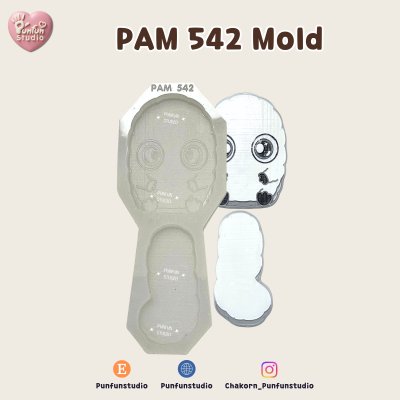 PAM 536-542 Witch Hat Mold / Painting Anime Mold / Silicone Mold