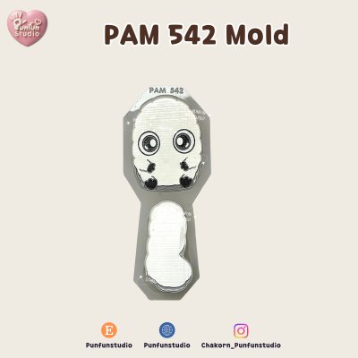 PAM 536-542 Witch Hat Mold / Painting Anime Mold / Silicone Mold
