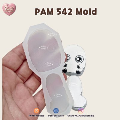 PAM 536-542 Witch Hat Mold / Painting Anime Mold / Silicone Mold