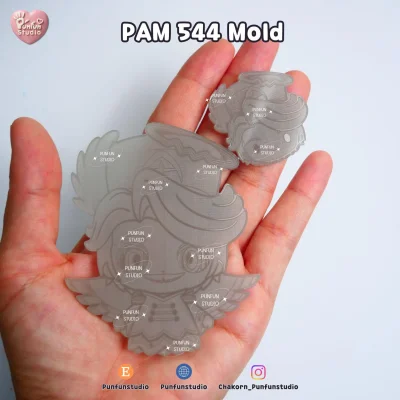 Demon Hotel & Demon Boss Mold / PAM 544, 545, 546 / Painting Anime Mold / Silicone