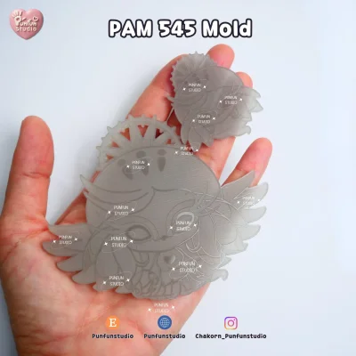Demon Hotel & Demon Boss Mold / PAM 544, 545, 546 / Painting Anime Mold / Silicone