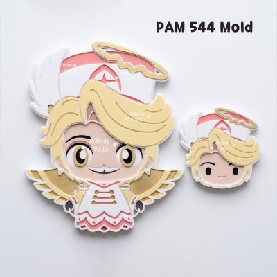 Demon Hotel & Demon Boss Mold / PAM 544, 545, 546 / Painting Anime Mold / Silicone