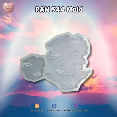 Demon Hotel & Demon Boss Mold / PAM 544, 545, 546 / Painting Anime Mold / Silicone