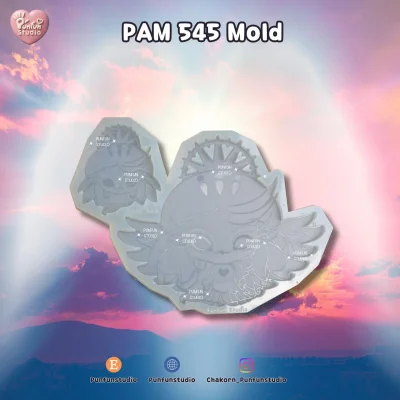 Demon Hotel & Demon Boss Mold / PAM 544, 545, 546 / Painting Anime Mold / Silicone